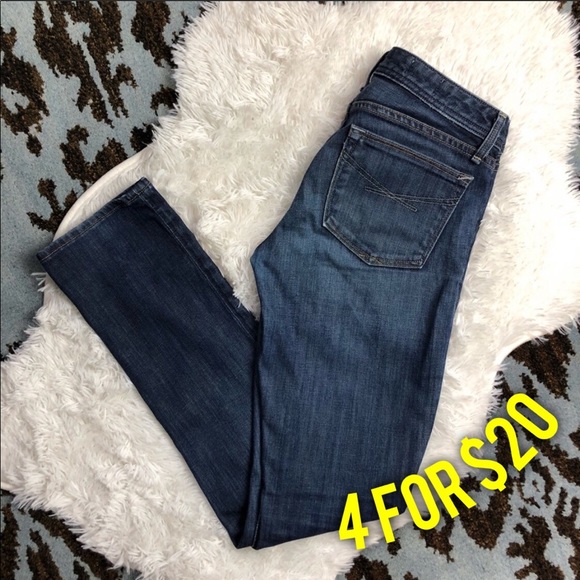 GAP Denim - GAP “Real Straight” Dark Wash Denim Jean 0 25
